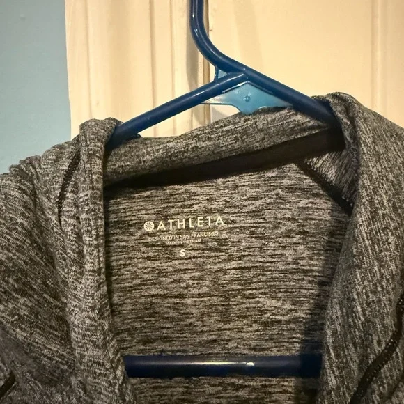 Athleta Gray Zip-Up Hoodie - Picture 2 of 3
